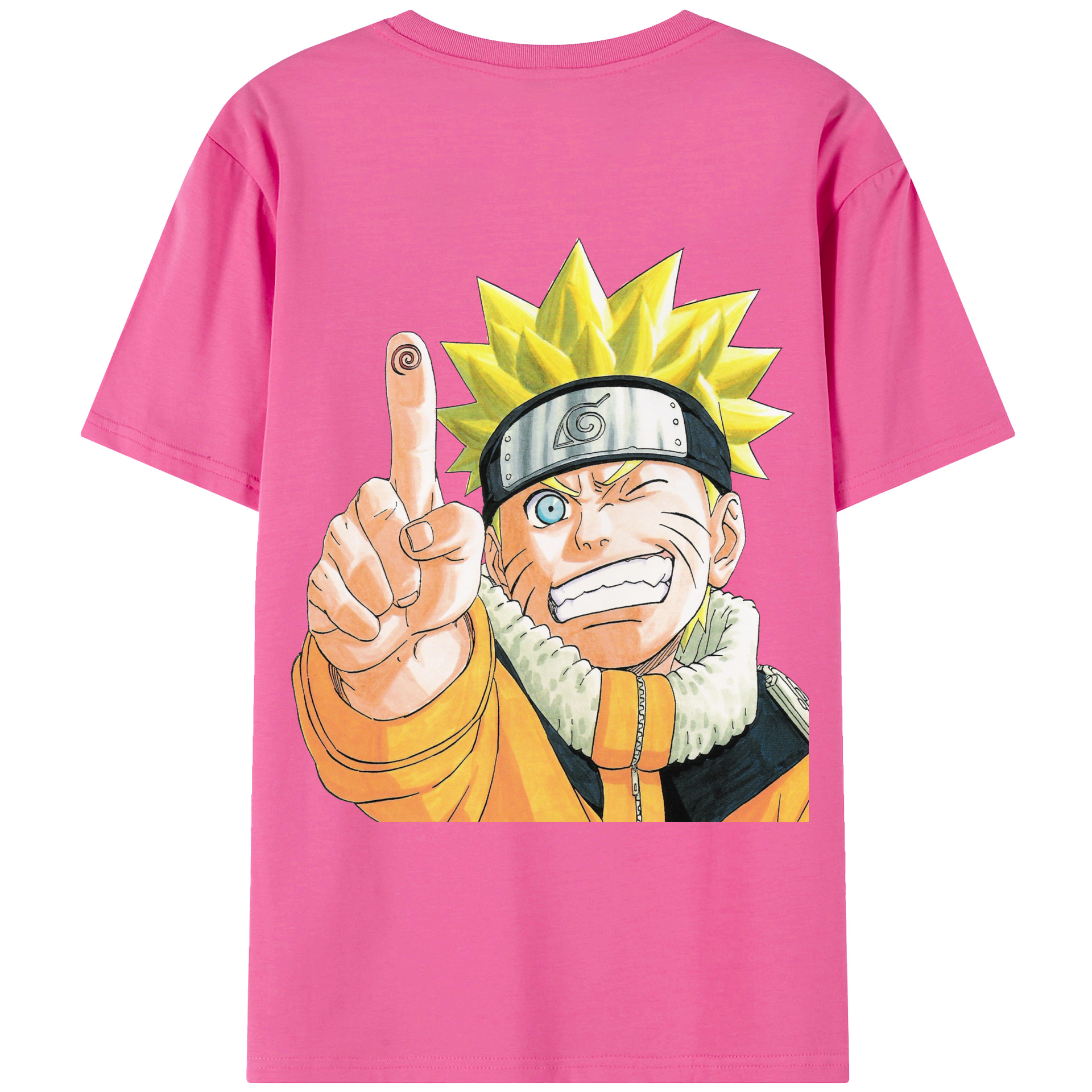 （画像用） NARUTO -ナルト- うずまき ナルト Uzumaki Naruto レディース半袖Tシャツ(バックプリント)